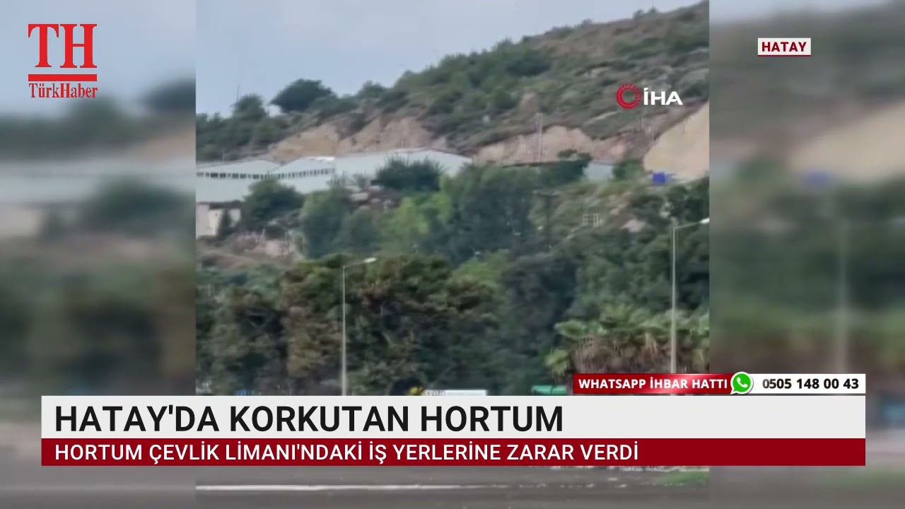 HATAY'DA KORKUTAN HORTUM