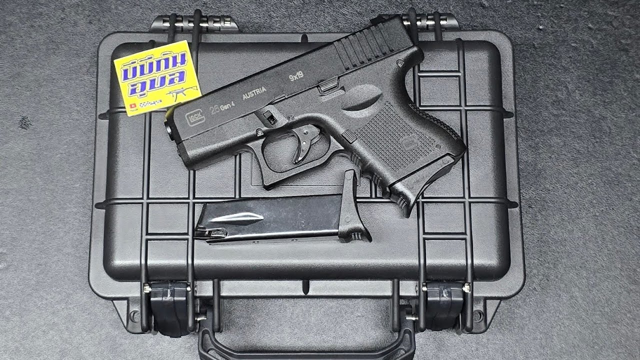 รีวิวทดสอบ แบลงค์กัน Glock 26 RETAY สนใจแอดไลน์มาที่ @bb-ubon