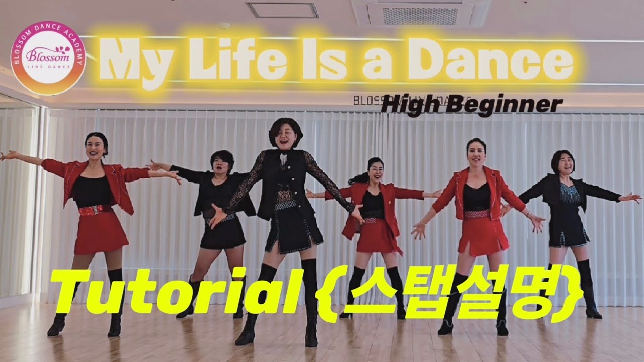 {TUTORIAL} My Life Is a Dance Line dance (스탭설명)