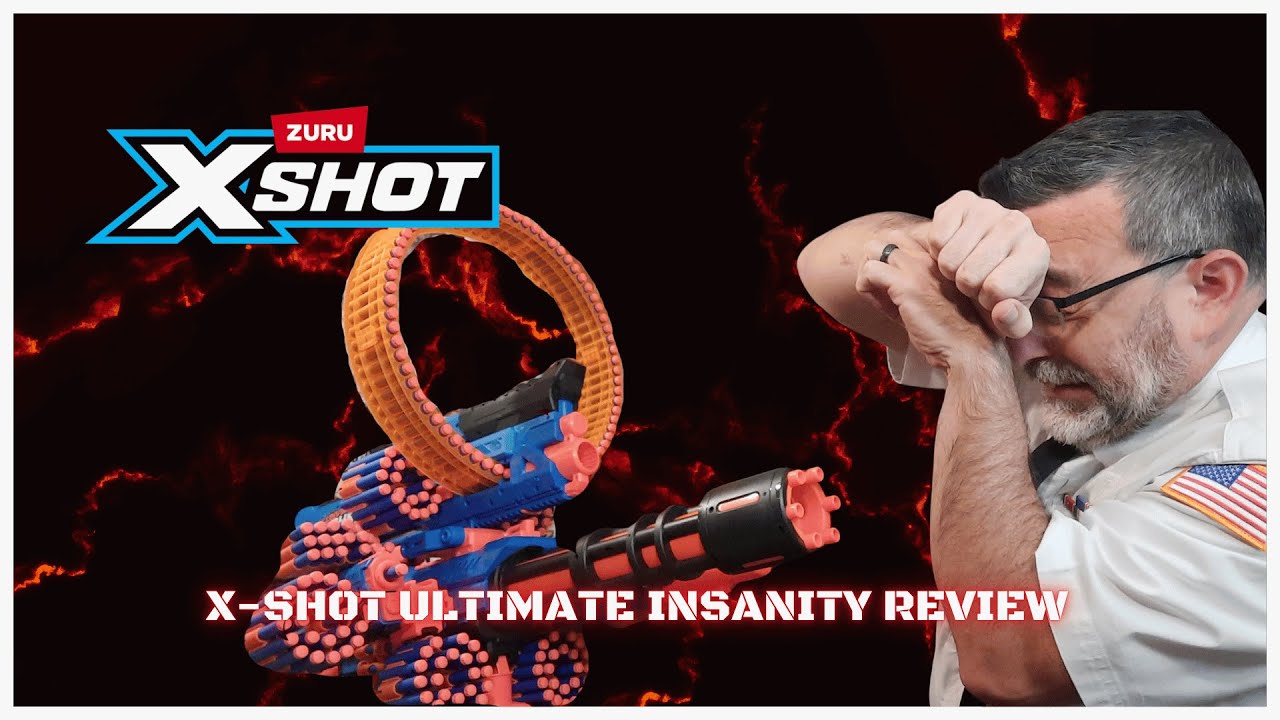 I built the X-Shot Ultimate Insanity Blaster!