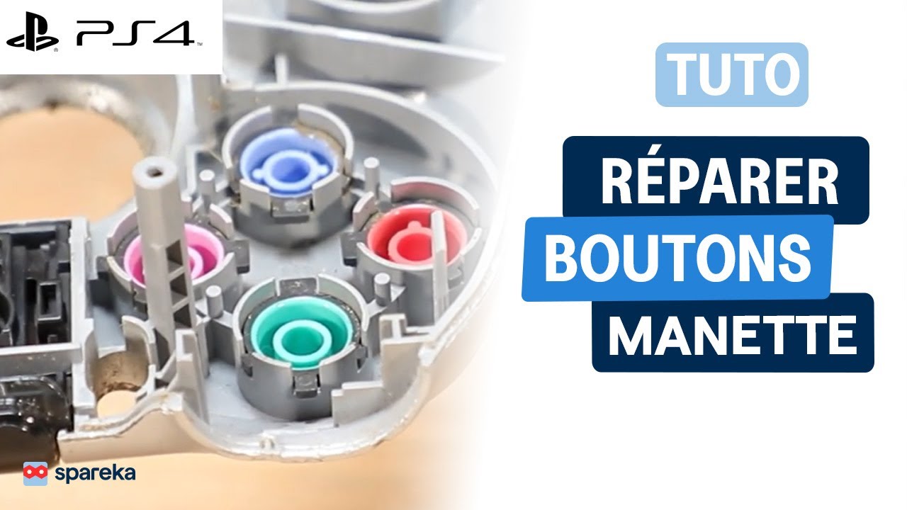 Réparer les boutons d’une manette PS4 (Triangle/Rond/Croix/Carré) – tuto