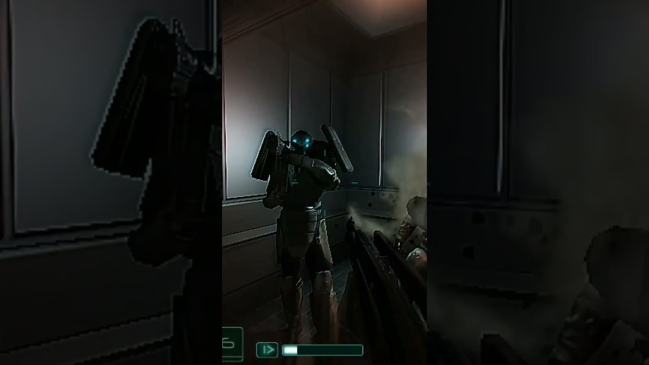 F.E.A.R. Extreme difficulty Agressive shotgun gameplay 1 #gaming #fear #shotgun