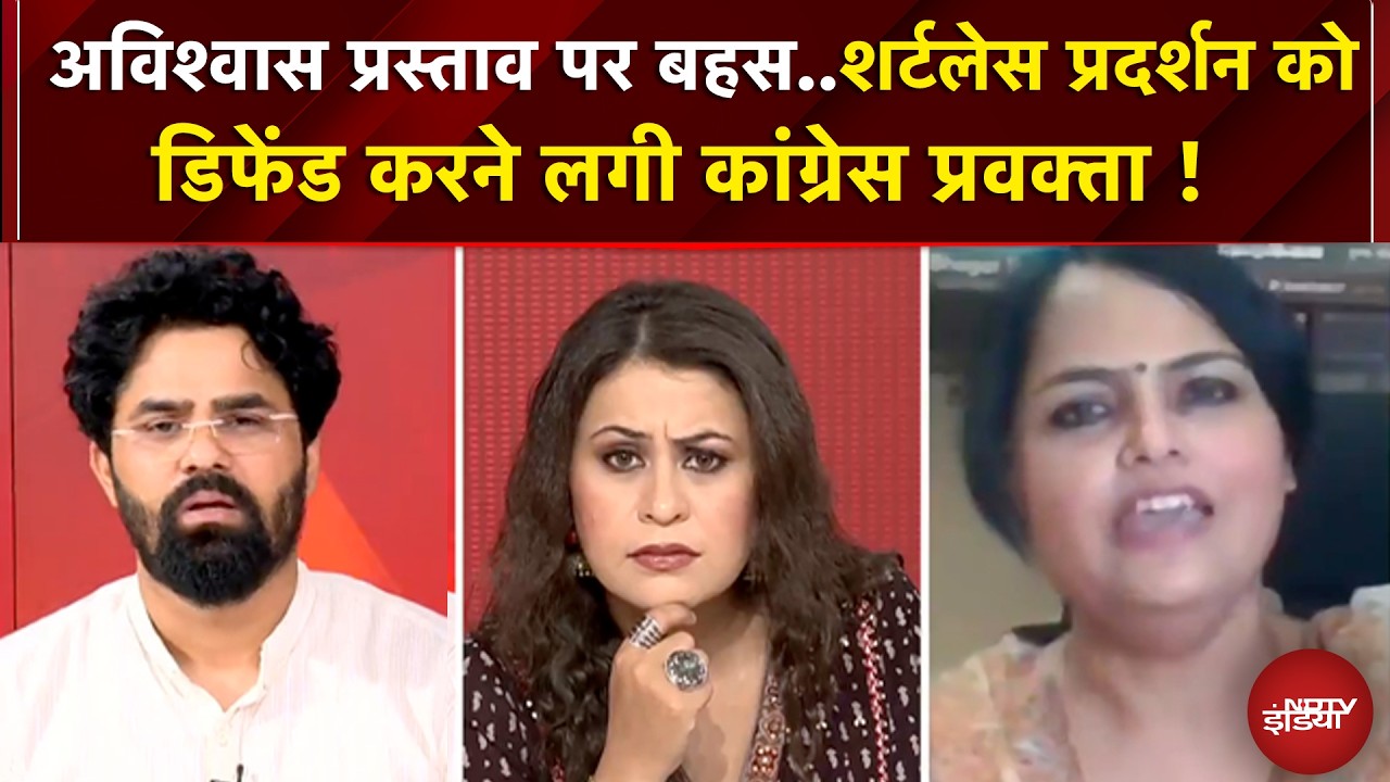 AI Summit Congress Protest: शर्टलेस प्रदर्शन को डिफेंड करने लगी कांग्रेस प्रवक्ता |Sucherita Kukreti