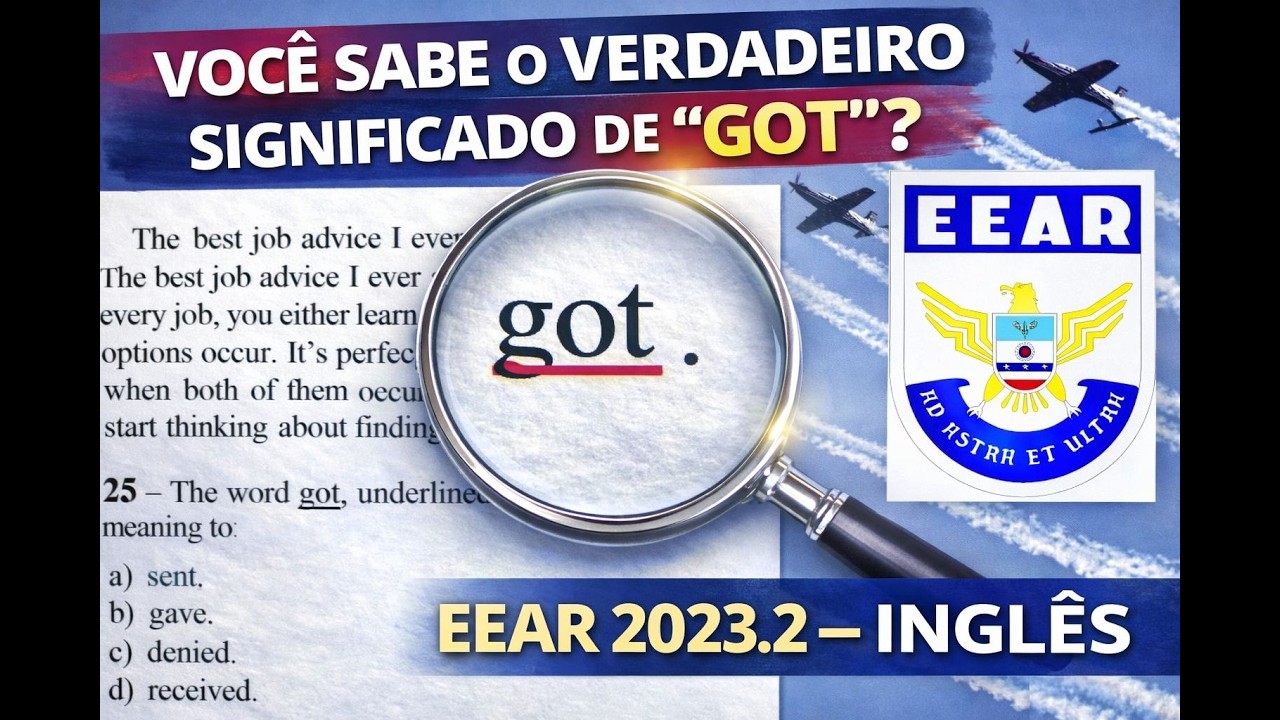O Erro Mais Comum em Inglês na EEAR, você vai continuar dando mole??