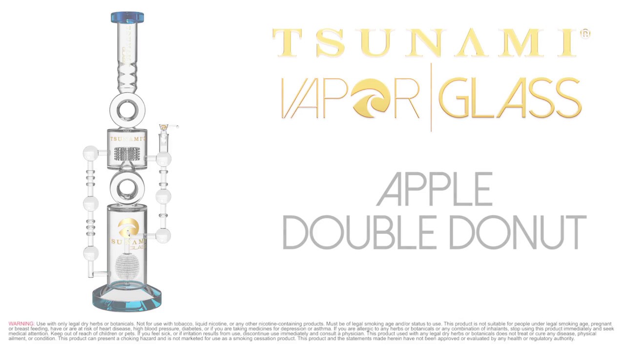 Apple Double Donut Showerhead Perc (26&Prime;)