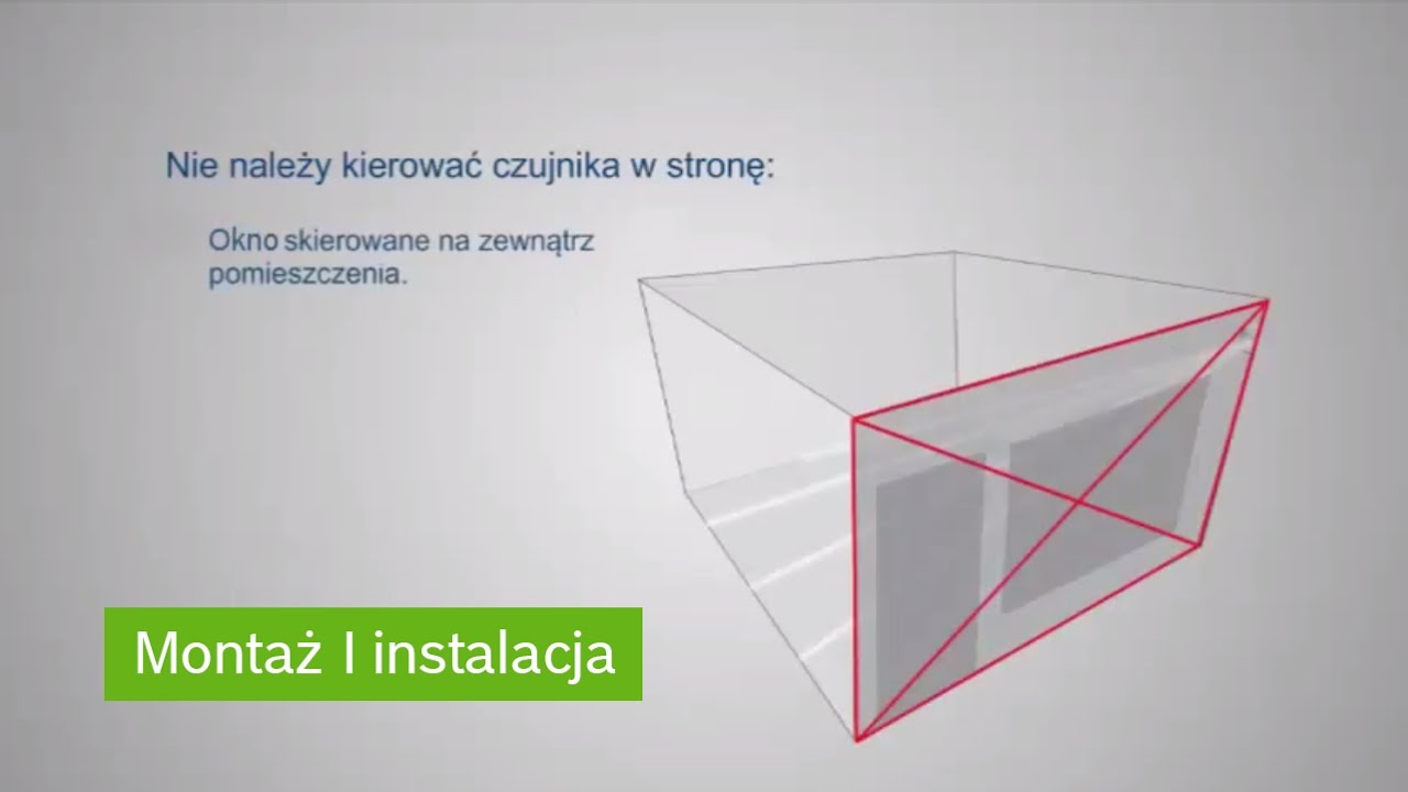 Czujki Bosch: Montaż I instalacja - Polskie
