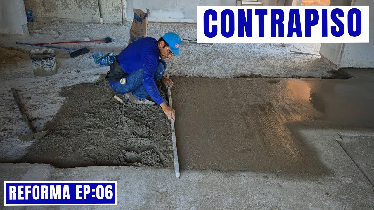 Como fazer contrapiso | Ep:06 Reforma.