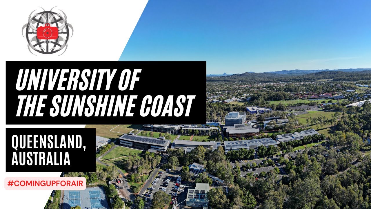 University of the Sunshine Coast, Queensland from above // #Comingupforair