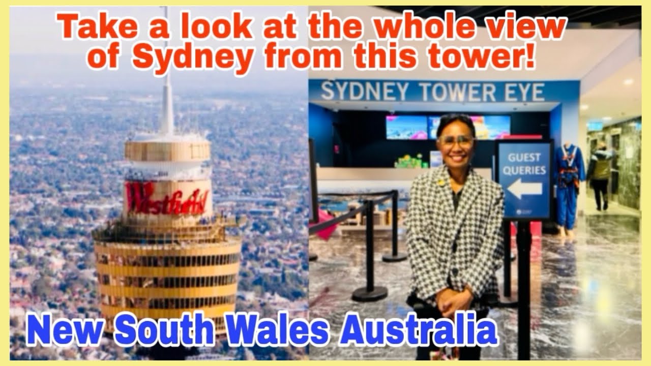 Di puncak gedung tertinggi negara Australia ! Ini pemandangan keseluruhan !