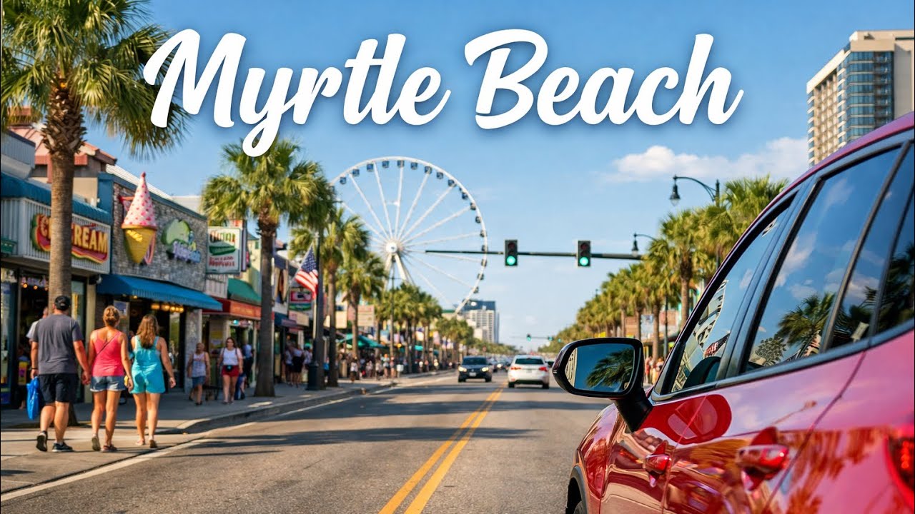 AMAZING Scenic Drive – Driving up the South Carolina Coast【4K】