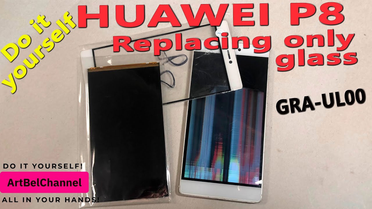 Huawei P8 (GRA-UL00) - Replacing only glass, gluing the display module (How to) [Do it yourself]