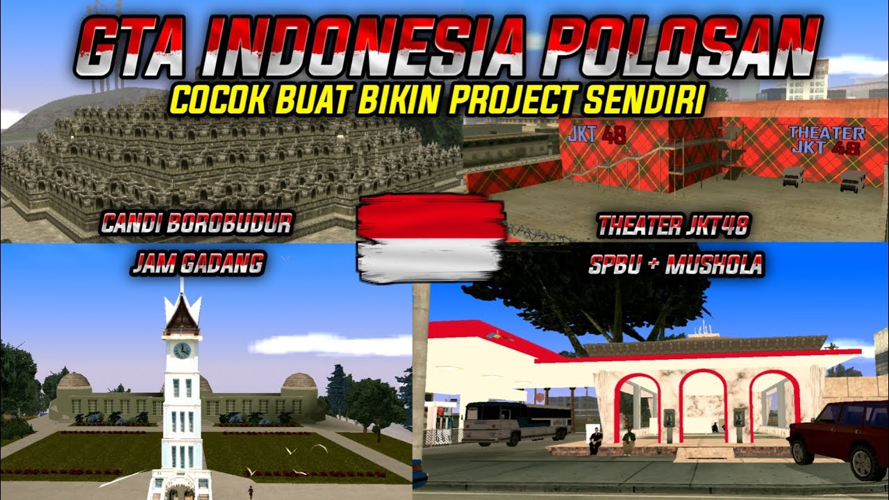SHARE‼️GTA INDONESIA POLOSAN V1!! COCOK BUAT PROJECT KALIAN!! 200MB AN!!😱🔥 - SUPPORT ANDROID 11-15
