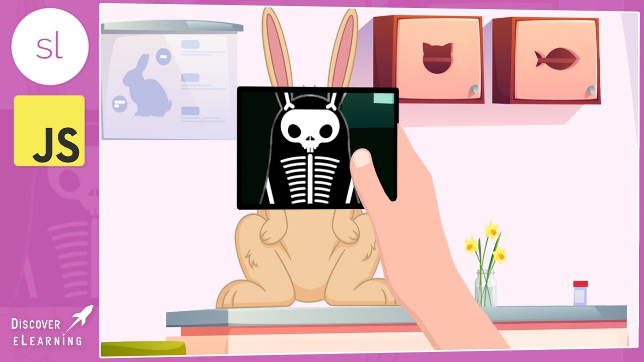 Articulate Storyline 360 Project Demo - Easter Bunny Game with X-Ray Image Effect