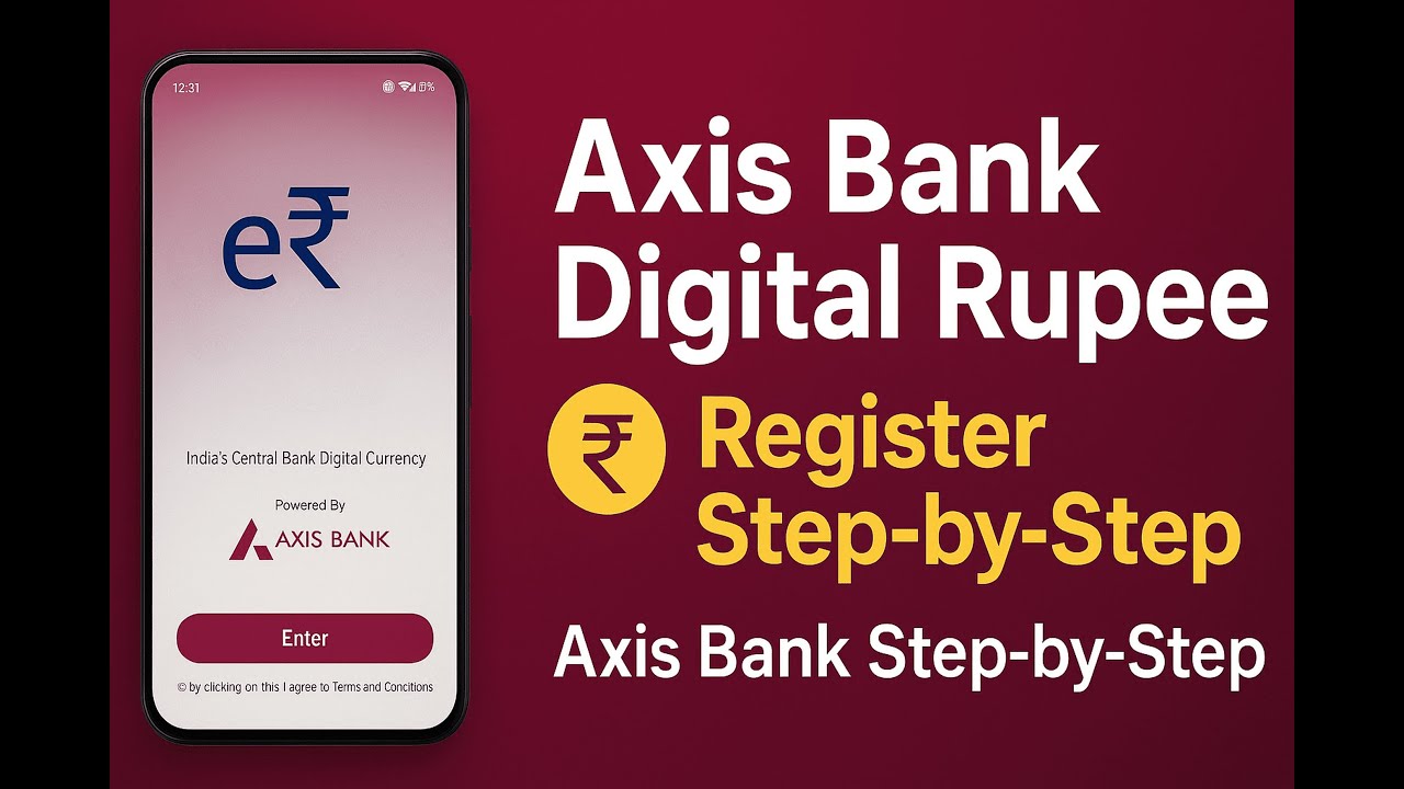 How to Register for Axis Bank Digital Rupee | Step-by-Step Guide | Axis Bank e₹ App Tutorial