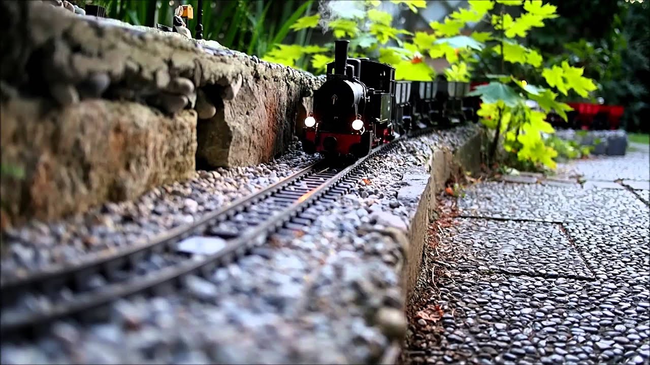 Schwerer Güterzug - Live Steam Gernrode von Reppingen vs. Pikoharzkamel -   Die Lastprobe