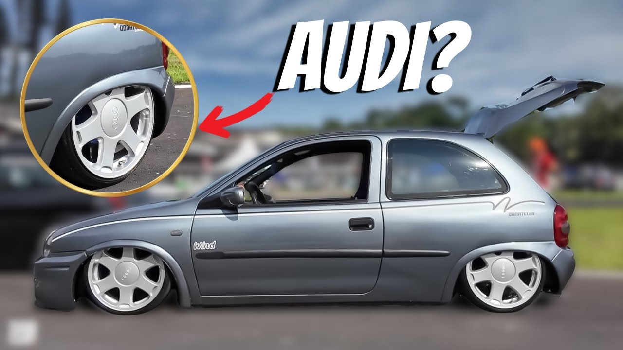 VOCÊ TERIA UM CORSA ASSIM? NA SACOLA COM RODAS DE AUDI