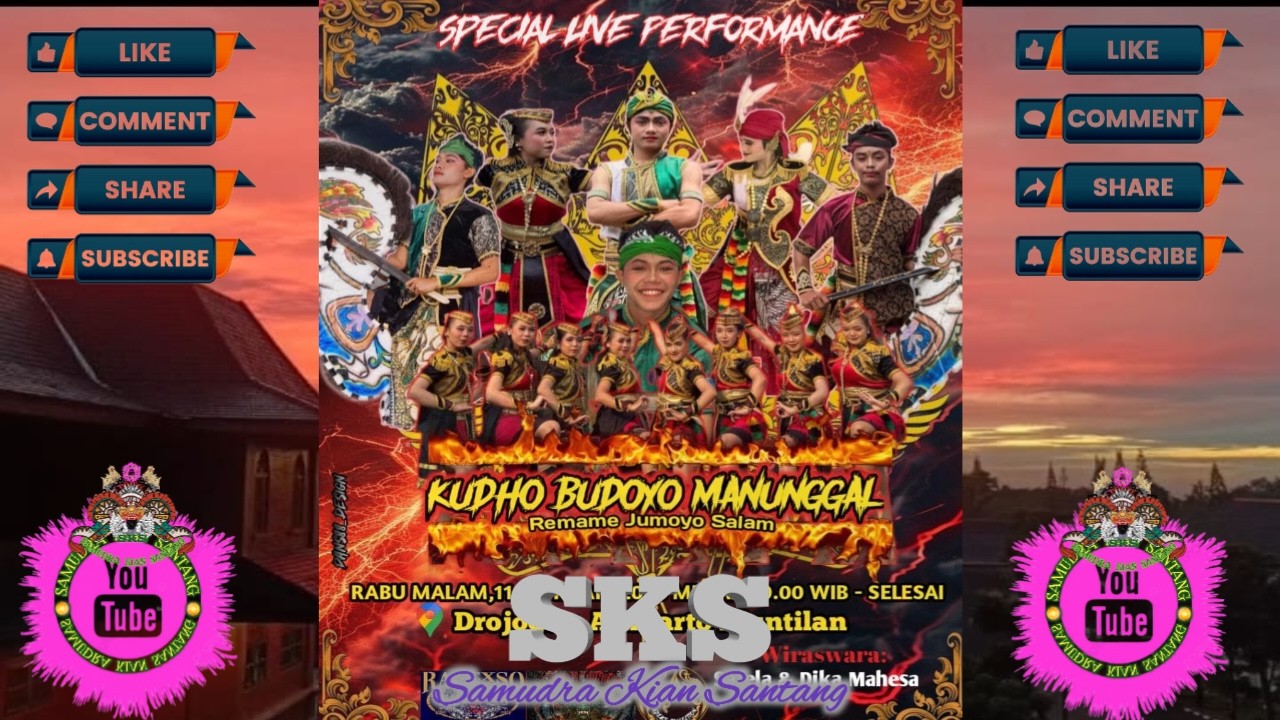 🛑Live Streaming Jathilan Kudho Budoyo Manunggal,Performance in Drojogan Adikarto Muntilan MGL