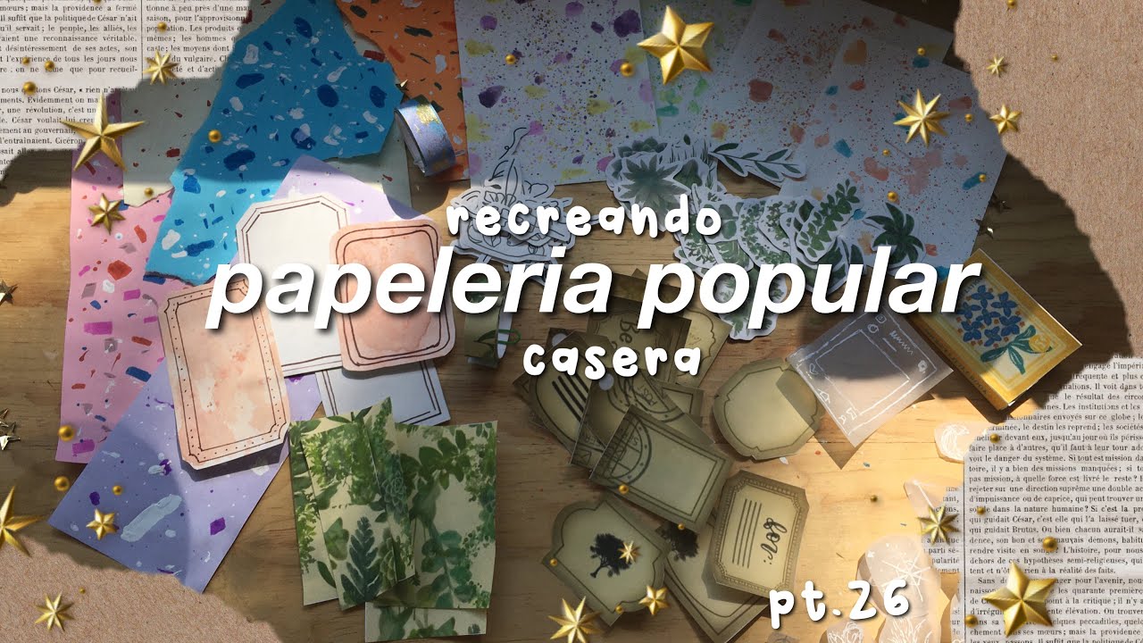 🌙 recreando papelería popular casera pt.26🧸 ft.pintor animation🌈