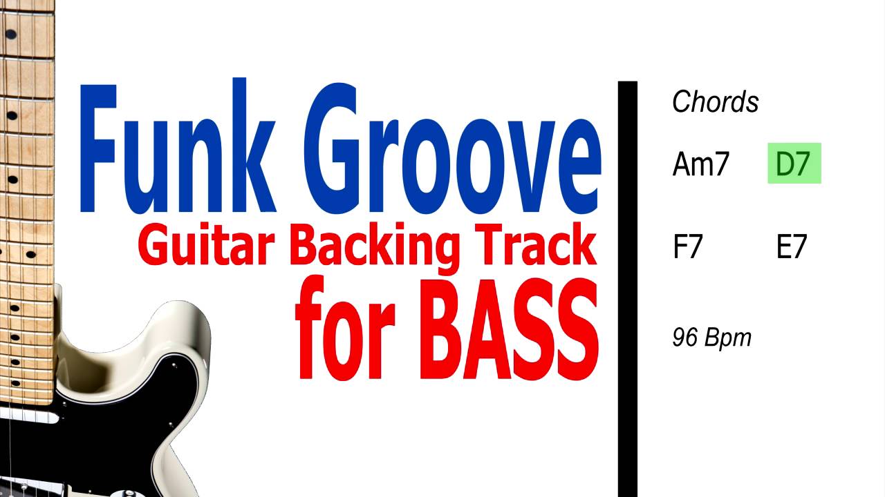 Funk Groove BASS BackingTrack Am