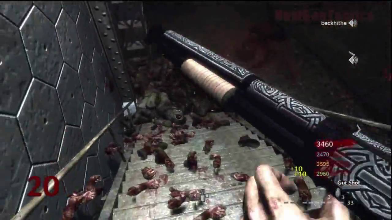 Call of Duty: World at War Nazi Zombies Der Riese 4-Player Strategy (Rounds 18-20)