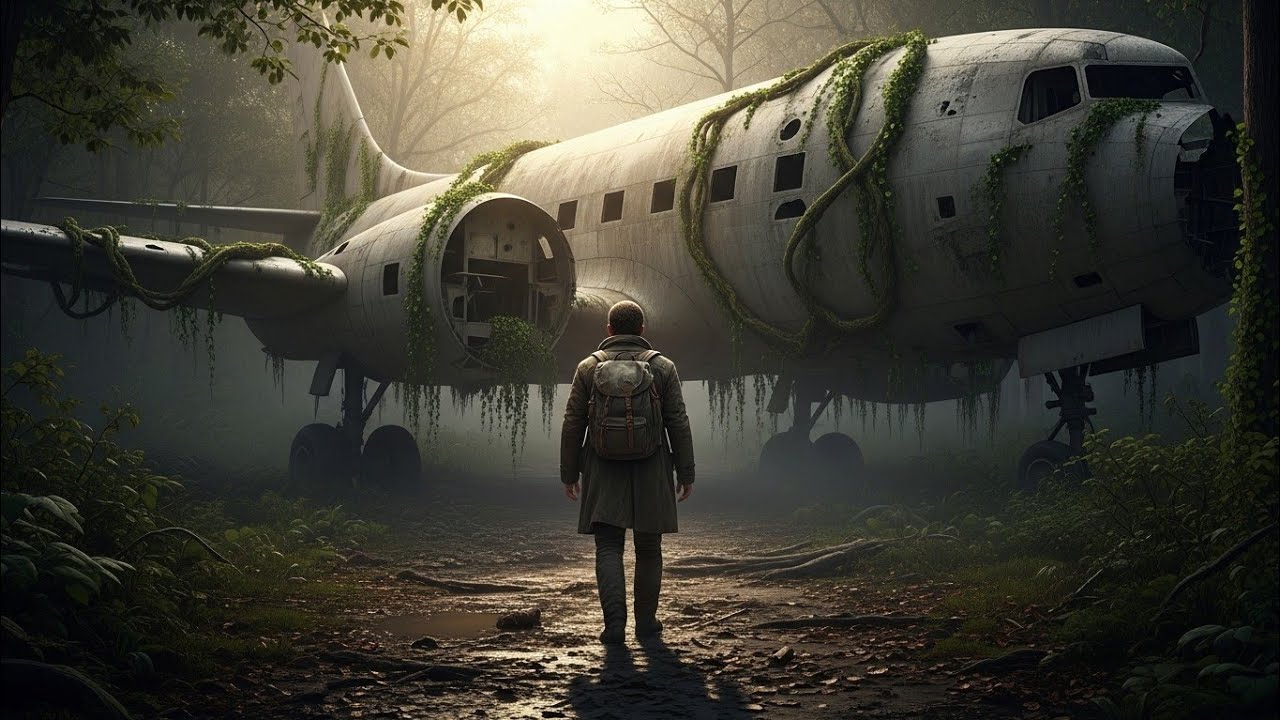 Turning a Dirty Abandoned Airplane into a Cozy Forest Home | No Talking ASMR