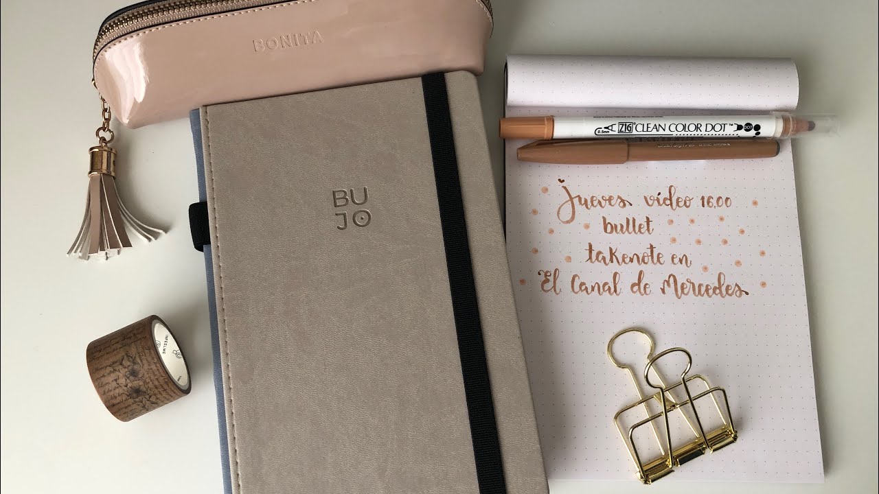 Review probando el bullet journal bujo takenote