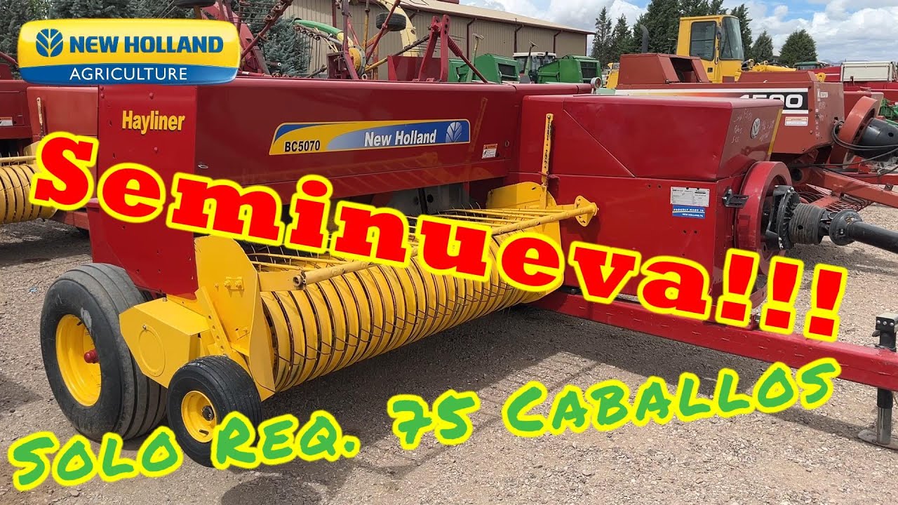 De Venta Empacadora New Holland BC5070 2018 , Seminueva!!
