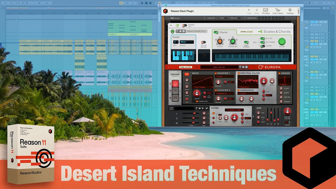 Stuck on a desert island with Reason 11 🏝
