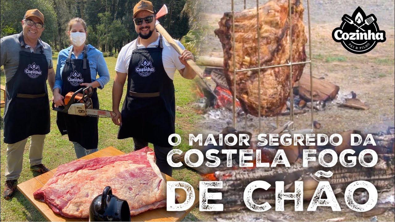 SAIBA O MAIOR SEGREDO DA COSTELA FOGO DE CHÃO COM SALETE BROL l COZINHA PAI E FILHO