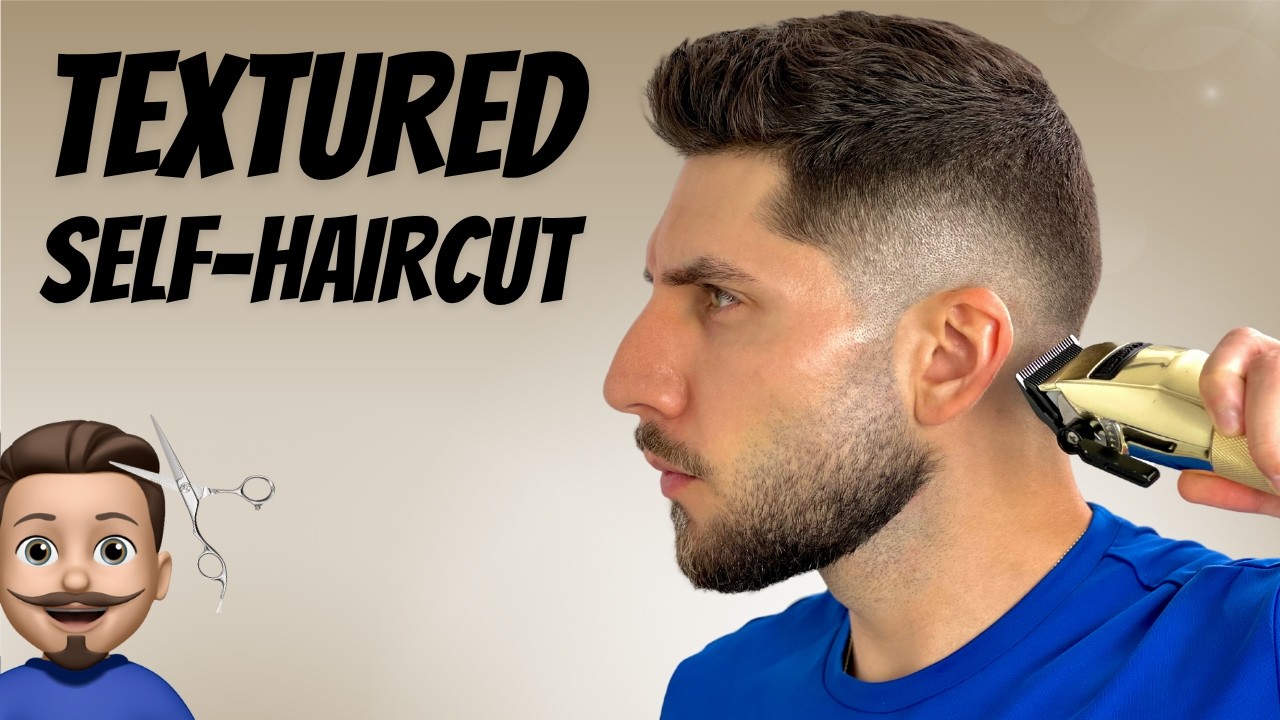 Super Textured Quiff Self-Haircut Tutorial | How To Cut Your Own Hair