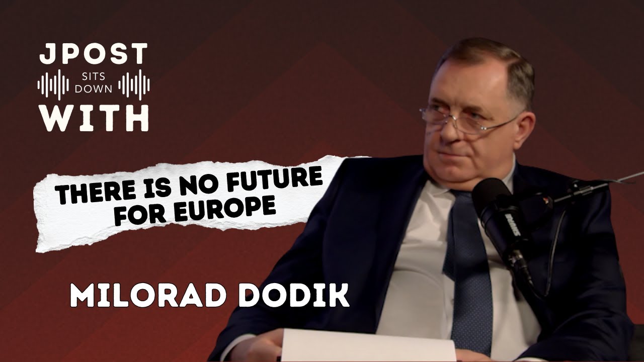 Milorad Dodik: 'European leaders have no standards'