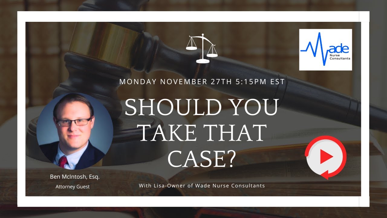 REPLAY: Ben McIntosh, Esq.- An Experienced Trial Lawyer