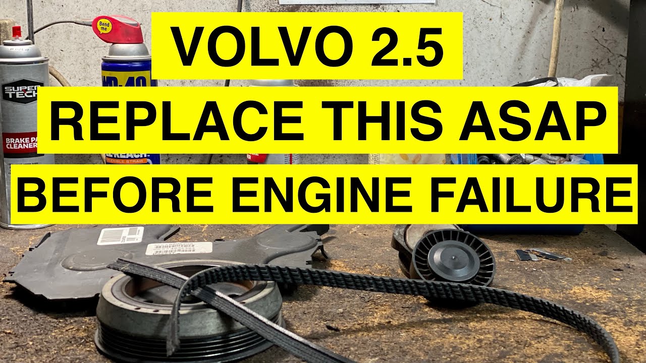 Serpentine Belt Tensioner Replacement - Volvo S60, V70, XC70, XC 90 2005-2014