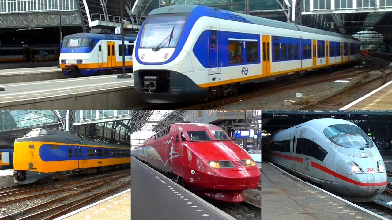 Trains at Amsterdam Centraal - 31/08/18