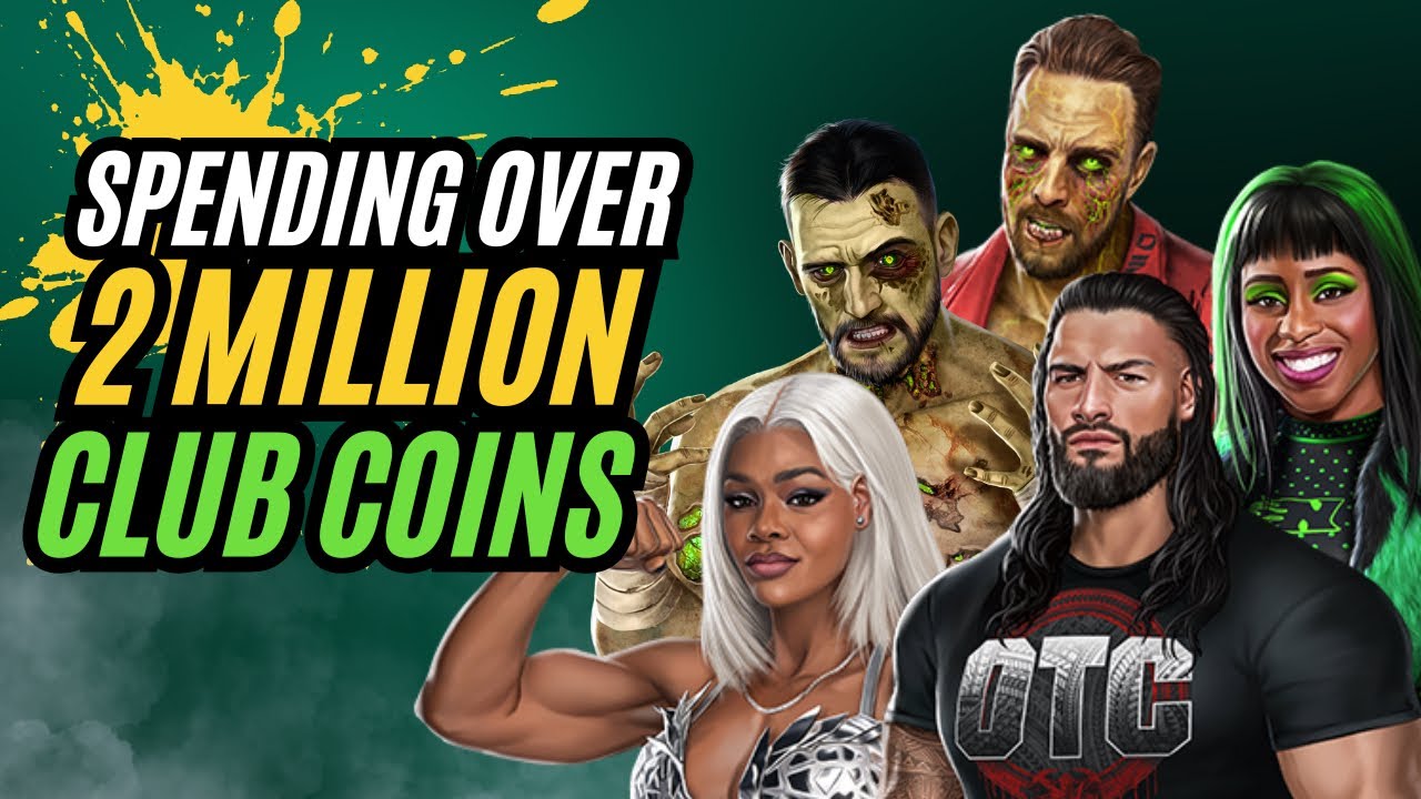 Spending 2 Million Champions Club Coins-Happy Birthday DJ-WWE Champions