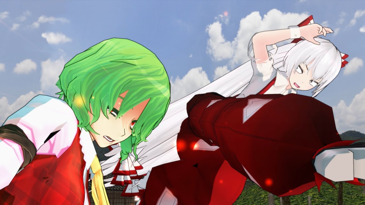 【東方MMD】もこたんと第20回東方人気投票 中編