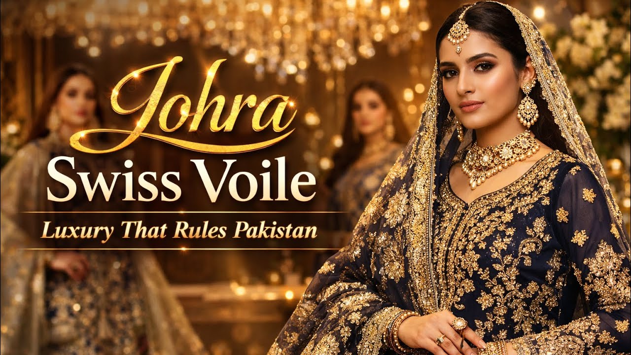 Johra Swiss Luxury Volume 2026 | Pure Swiss Voile & Heavy Chiffon Dupatta | for order 03004449911
