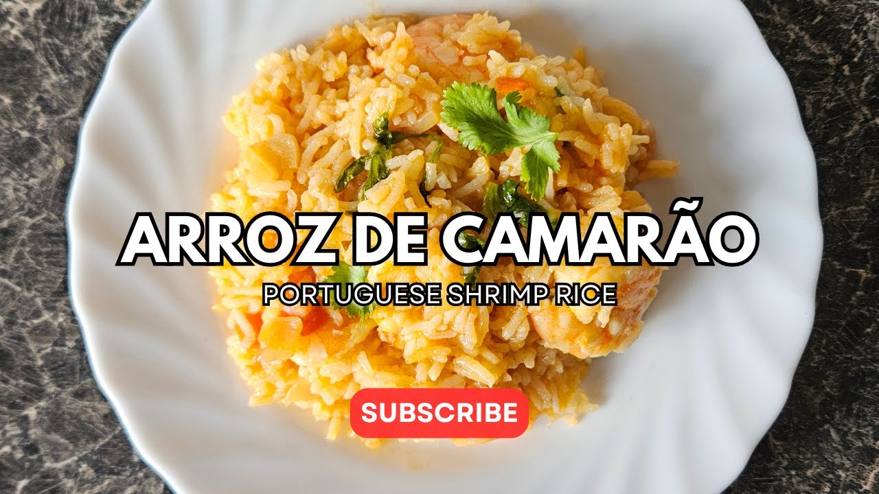 Arroz de Camarão | Portuguese Shrimp Rice | Easy One-Pot Meal