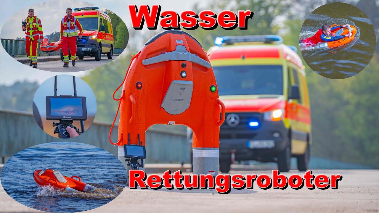 DOLPHIN 3 Überwasser Rettungsroboter // DLRG // Wasserrettung