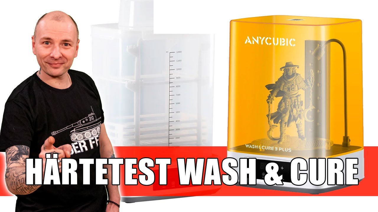 Resin-Reinigung & Nachhärten leicht gemacht – Anycubic Wash & Cure 3 Plus Test