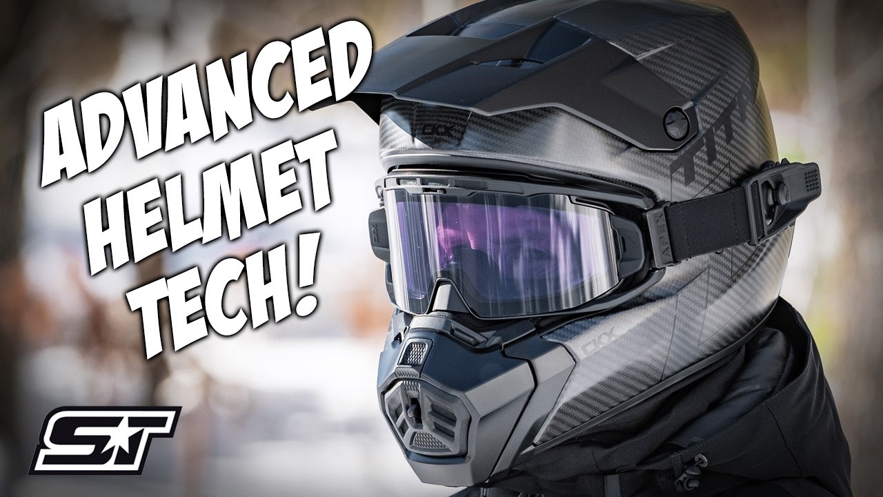 CKX Titan AMS Pro Carbon | The Most Advanced CKX Snowmobile Helmet