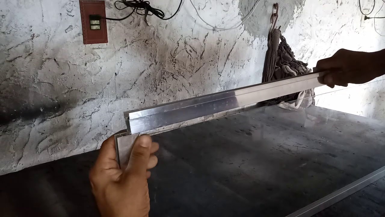 Como trocar vidro de janelas de aluminio