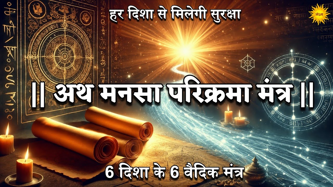 छह दिशाओं से रक्षा करने वाले 6 वैदिक मंत्र एक बार अवश्य सुने अथ मनसापरिक्रमा मंत्र Protection Mantra