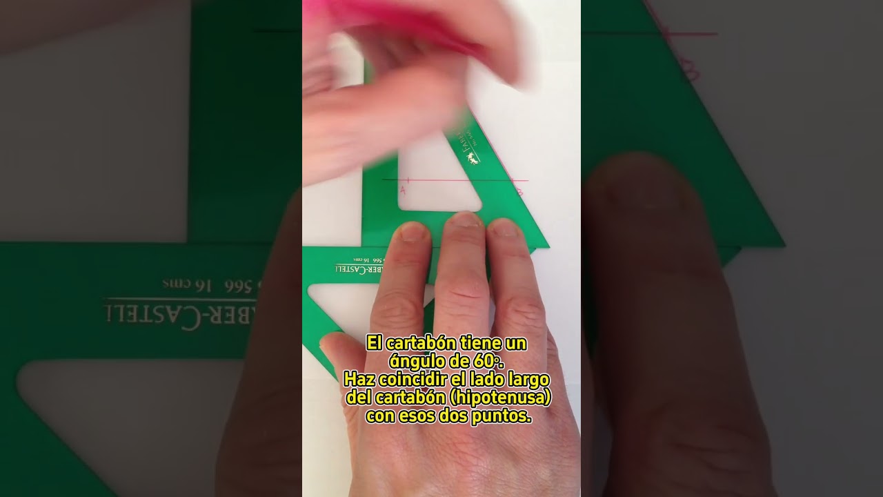 Como dibujar un triangulo equilátero