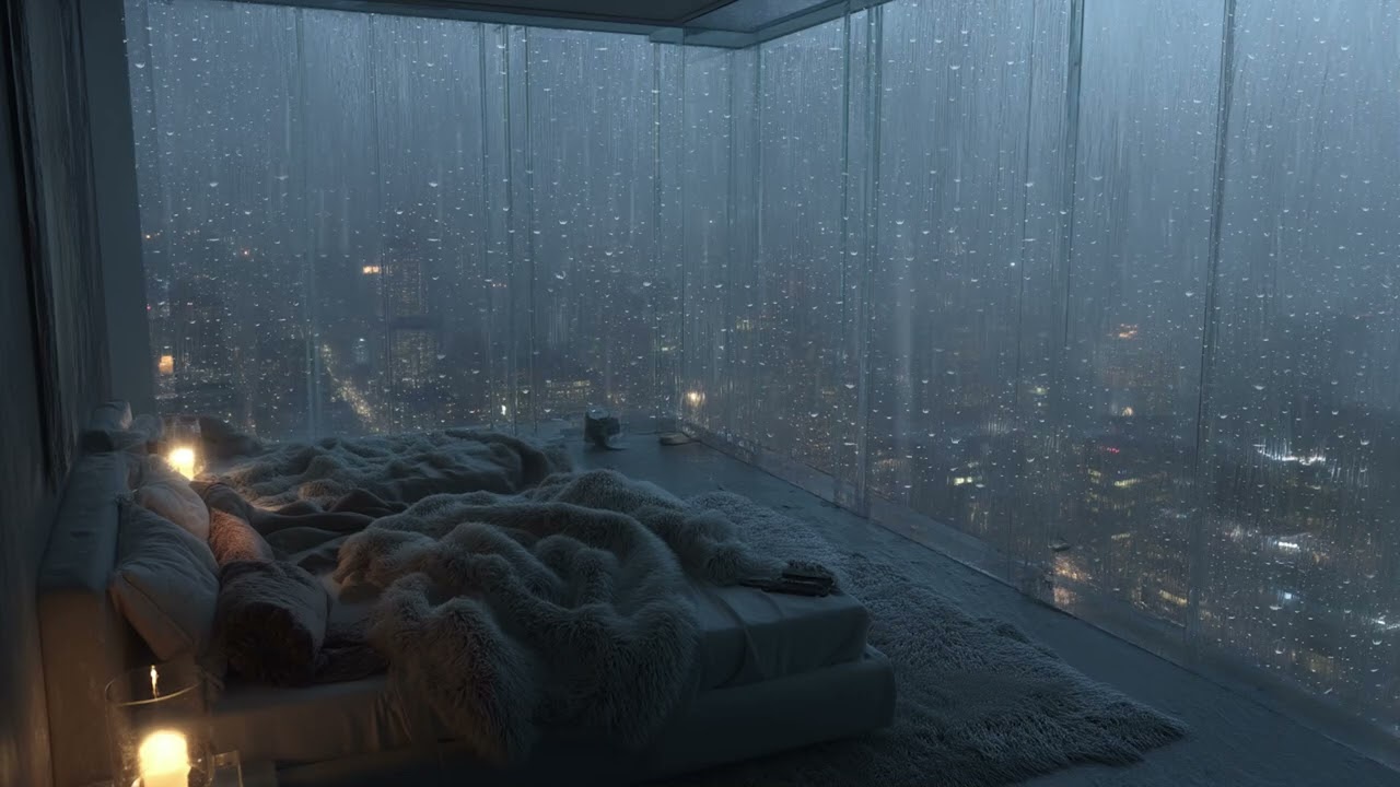 Above the Rain with Annie | Soft Piano Nights in a Glass City Apartment 🌧️🎹