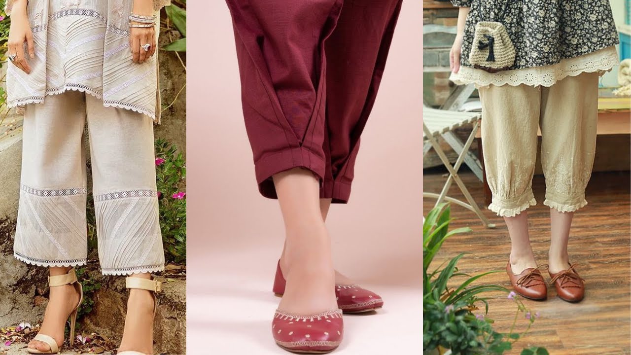 NEW Trouser Design for Girls 2022 || Stylish Capri Design Ideas.