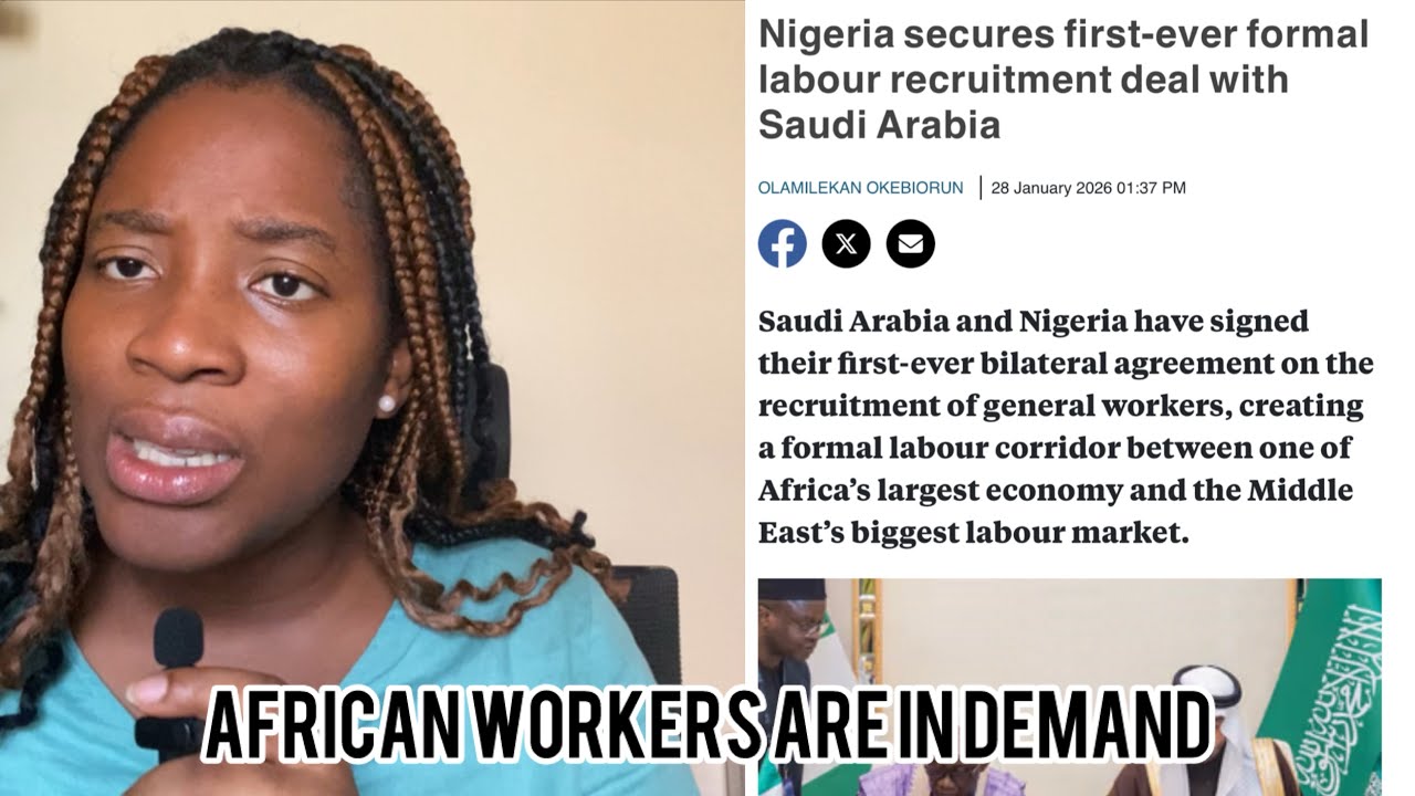 African nations are now exporting people [Saudi Arabia needs Nigerian labourers]