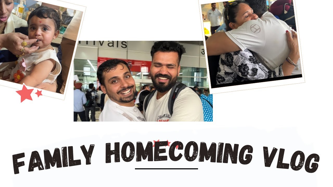 Welcoming My Family from Canada at Delhi Airport | Emotional Reunion 💕✨