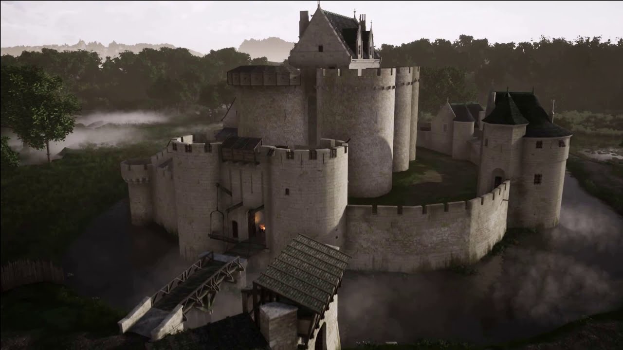 Restitution 3D de La Forteresse de Blanquefort au XV siècle