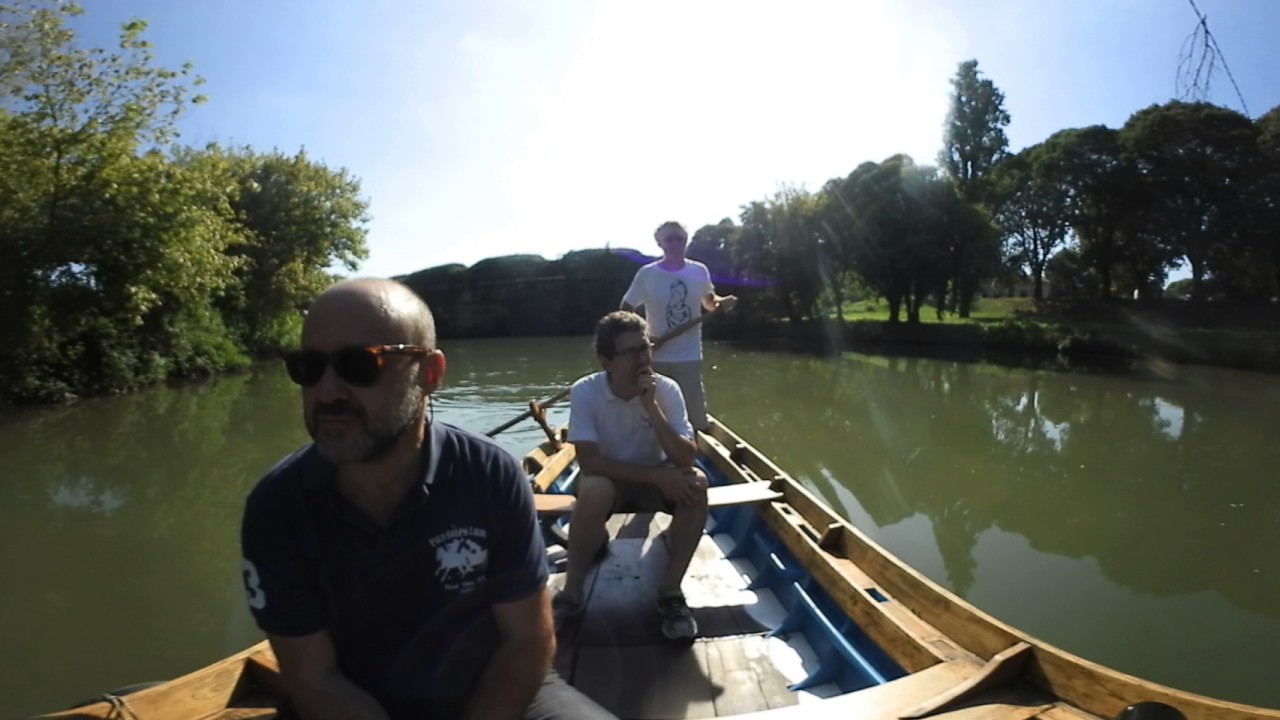 Padova, in barca sul Piovego: video 360